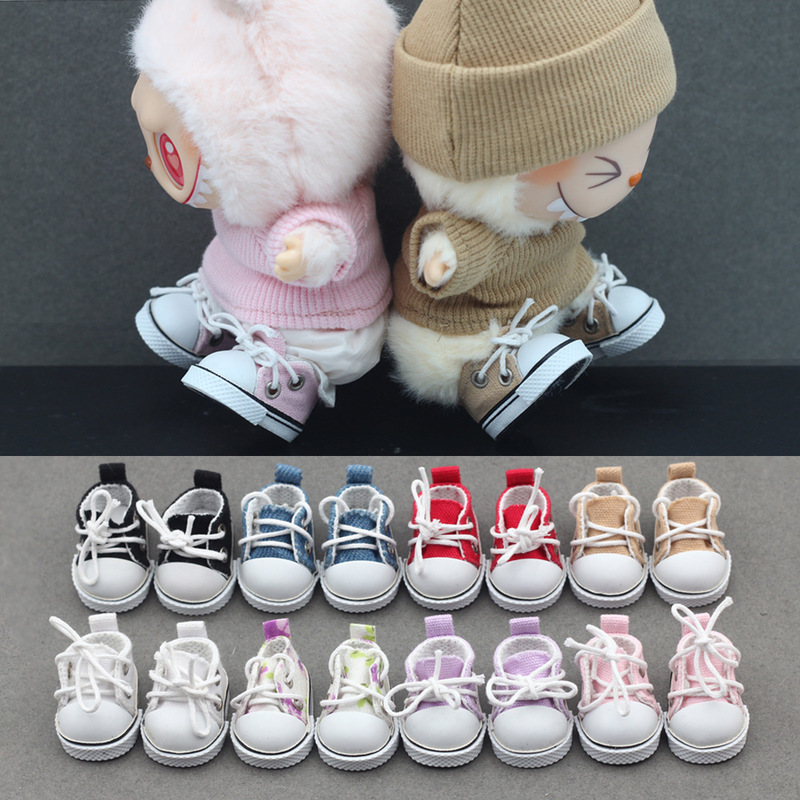 Sneaker Care Accessories - 인형 캔버스 스니커즈 38mm 레이스업 캐주얼
