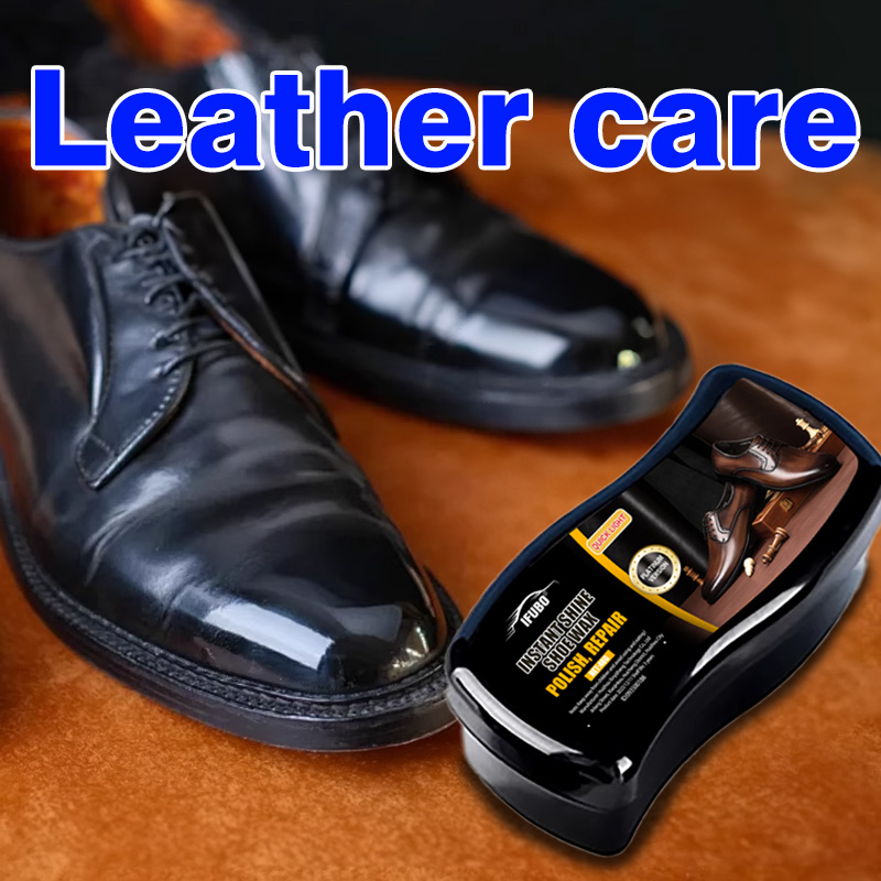 Shoe Polish Cream - 이푸보 인스턴트 샤인 슈즈 왁스 스펀지,