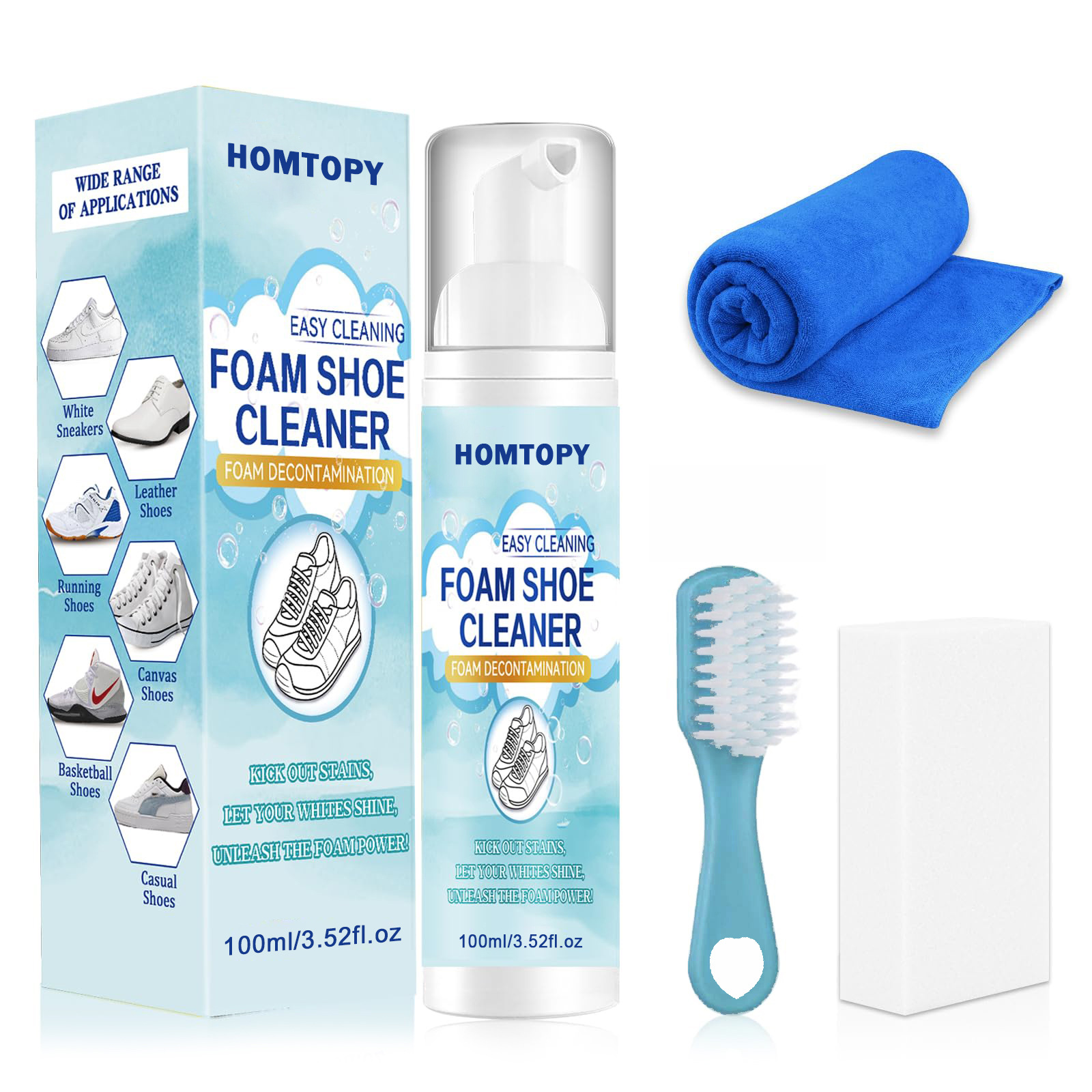 Sneaker Care Accessories - 신발 청소 키트, 운동화 클리너는 먼지와