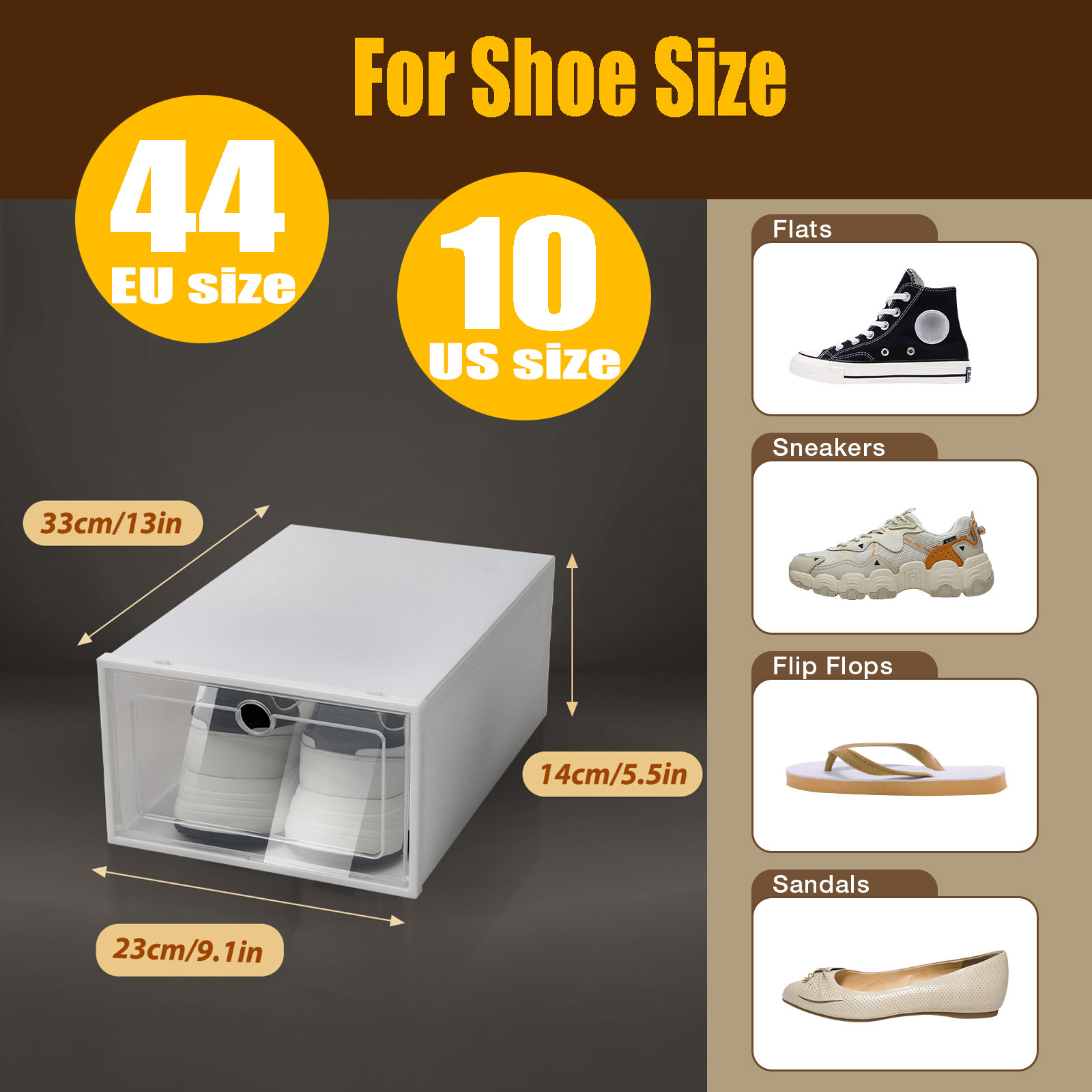 24 개/대 투명 플라스틱 신발 케이스 대형 두꺼운 신 - Shoe Box Display 리뷰 및 가격