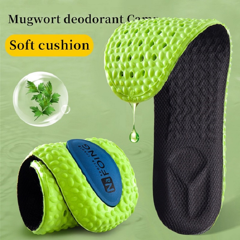 스포츠 충격 흡수 깔창 녹색 PU 메모리 폼, 통기성  - Insole Memory Foam 리뷰 및 가격