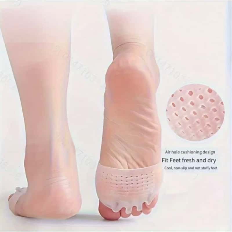 앞발용 젤 발가락 보호대 1쌍, 통기성 허니콤 디자인, - Shoe Polish Cream 리뷰 및 가격