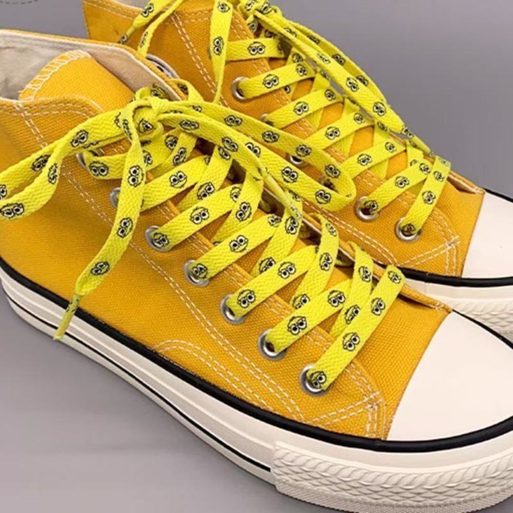 귀여운 스폰지밥 신발끈, 핑크 옐로우 블루 120-14 - Sneaker Care Accessories 리뷰 및 가격