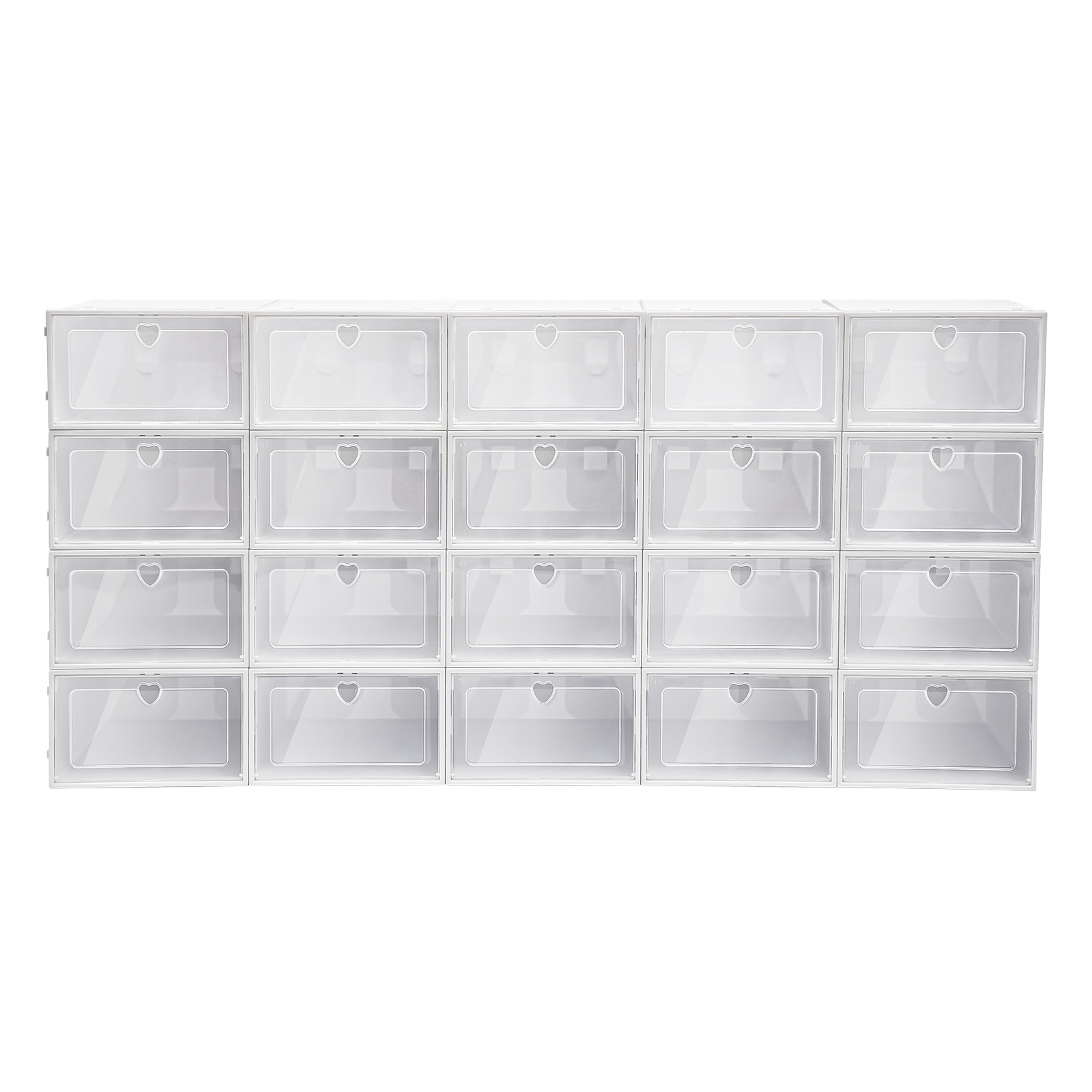 투명 PP 신발 상자 20개, 각각 33 X 23 X  - Shoe Box Display 리뷰 및 가격