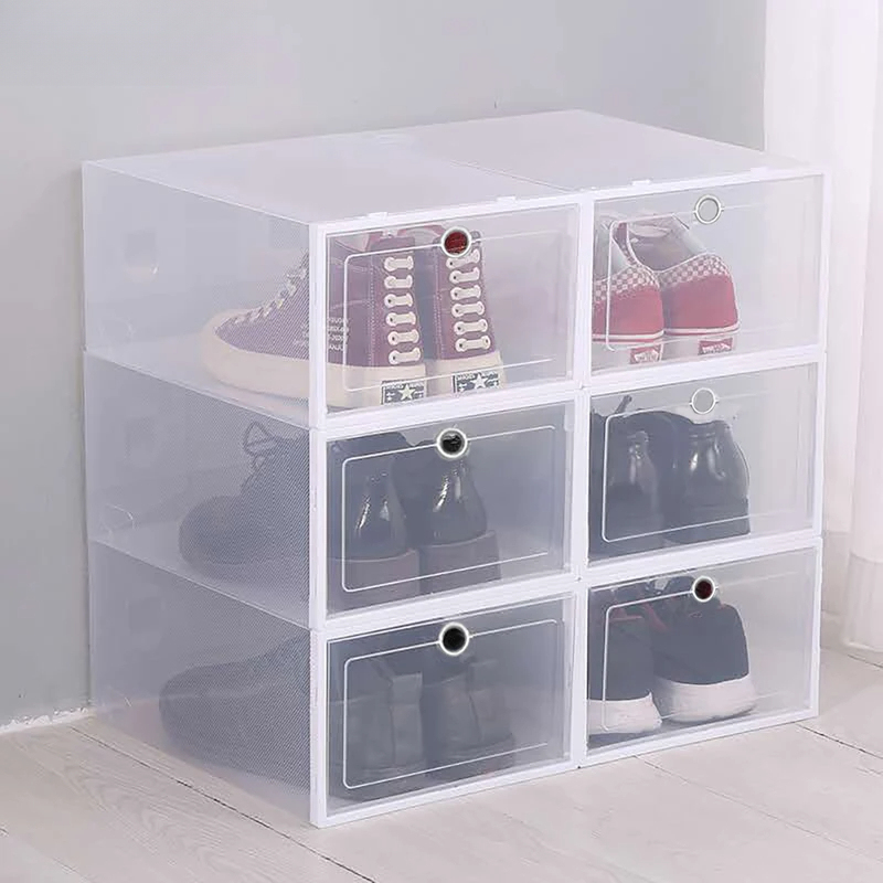 6개 투명 신발 보관 정리함 - 운동화 전시 케이스용  - Shoe Box Display 리뷰 및 가격