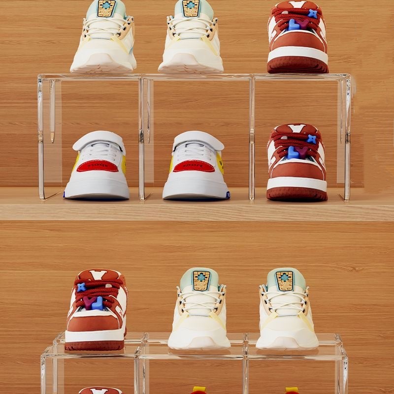 어린이 신발 상자 가정용 신발 캐비닛 보관 공간 절약  - Shoe Box Display 리뷰 및 가격