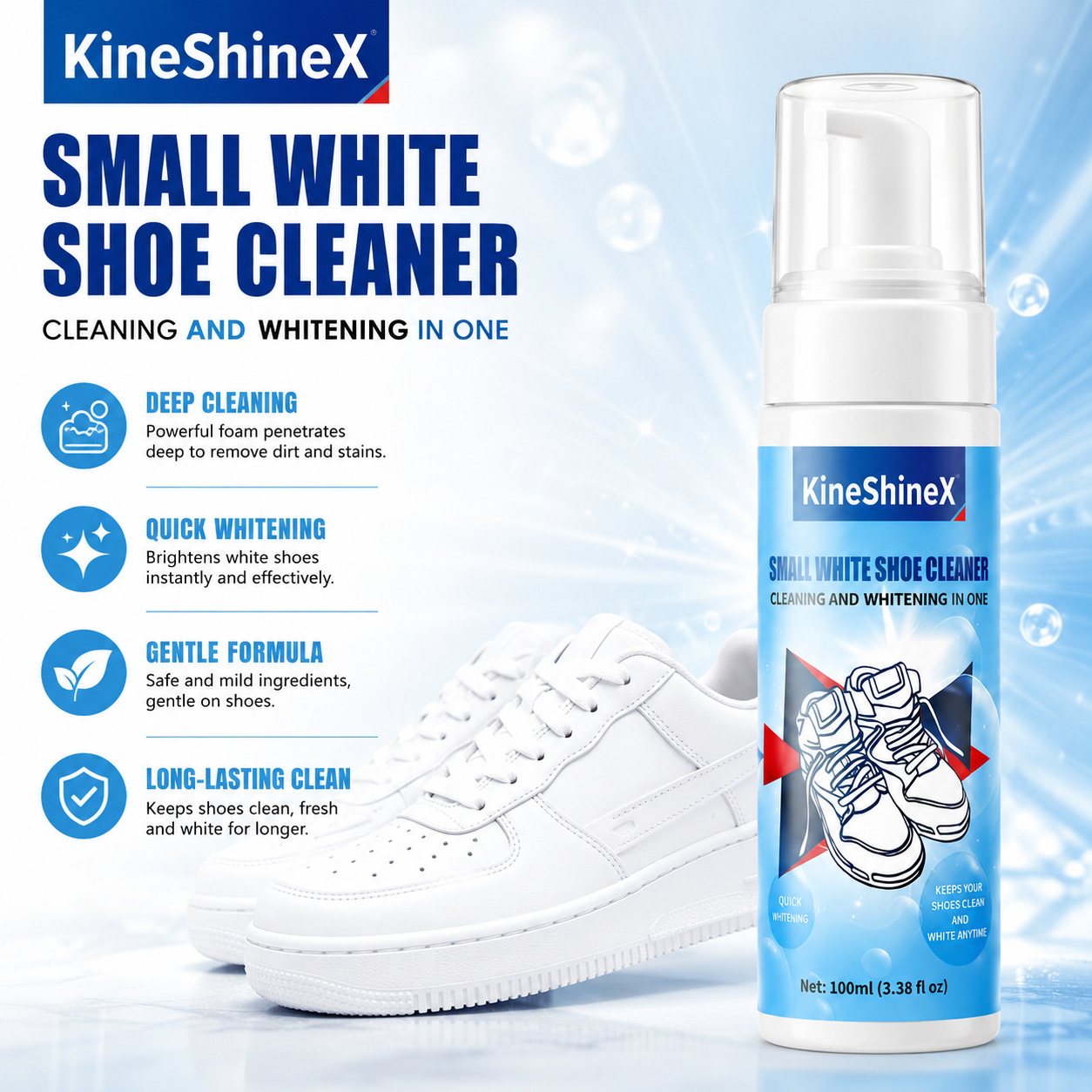 기헨 신발 클리너 키트, 물 없이 사용하는 폼 신발 클 - Sneaker Care Accessories 리뷰 및 가격